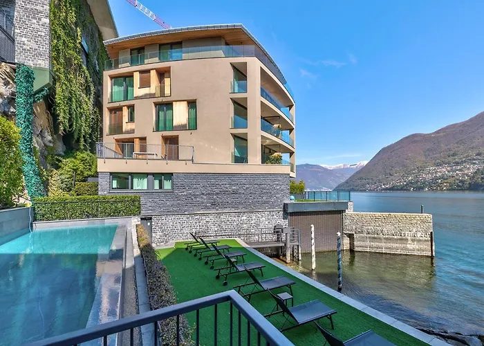 Lakefront Private Parking And Pool Apartamento